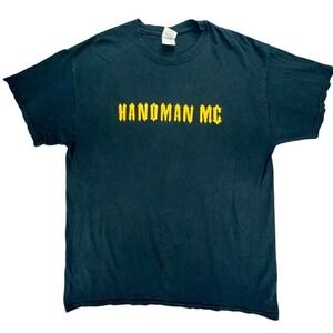 Vintage‎ Handoman MC Warriorz Biker Graphic T-Shirt Gildan Ultra Cotton